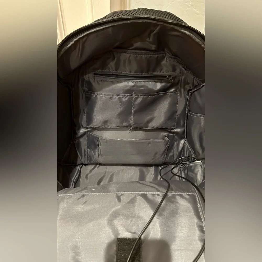 Black and Gray Zotac Gaming Backpack